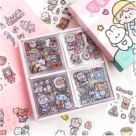 cute stickers kawaii|100 sheets of kawaii stickers.